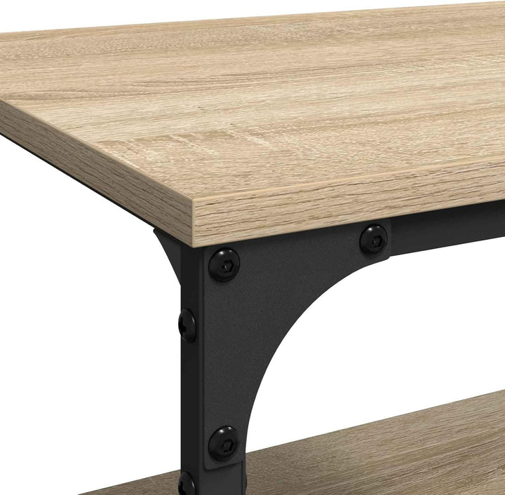 vidaXL Küchentrolley Sonoma-Eiche 60 x 41 x 76 cm Holzwerkstoff, Brauner Küchenwagen, moderner Troll