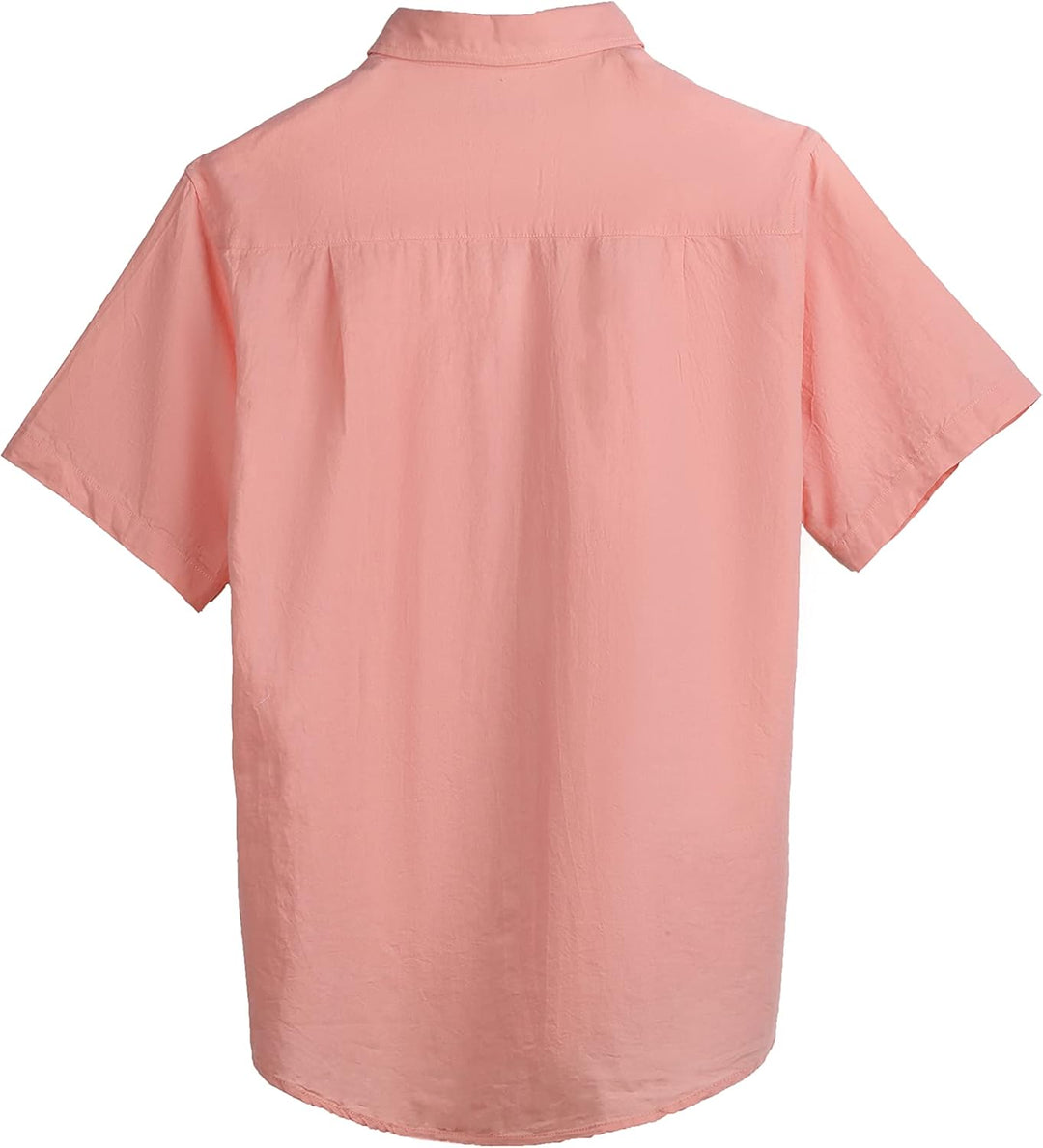 Coevals Club Herren Lässige Leinenhemd Freizeithemd Businesshemd Sommer Kurzarm Regular Fit Hemd S 1