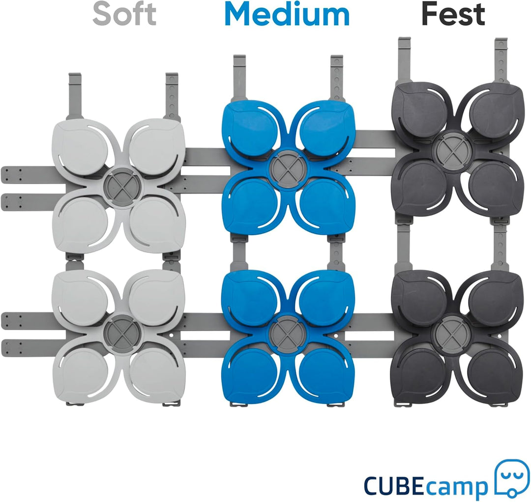 CubeSleep Bettsystem CUBEcamp Erweiterungsset 20 x 200cm | Schlafsystem für unterwegs | Lattenrost S