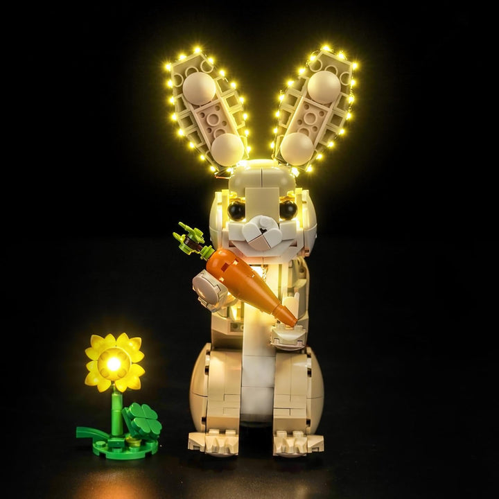 BrickBling Led Licht Set Kompatibel mit Lego 31162 Cute Bunny (Kein Modell), Dekorationsbeleuchtungs