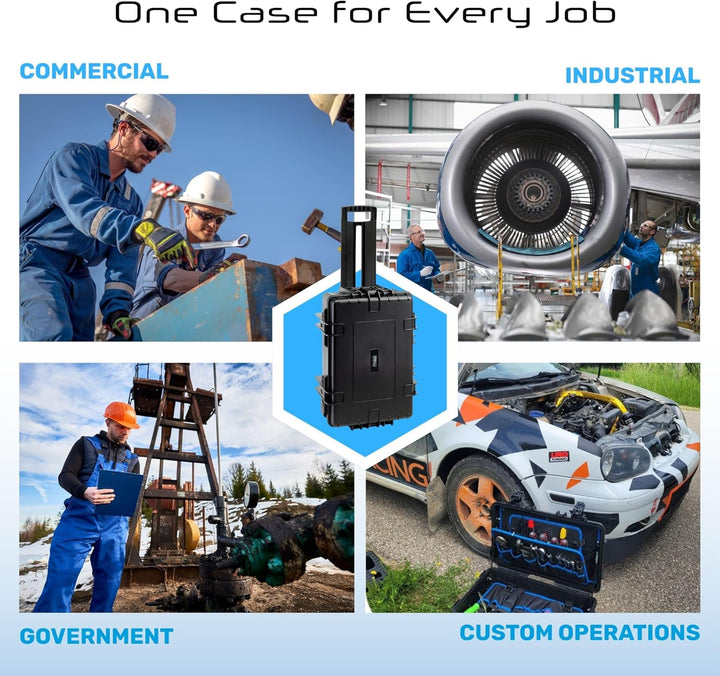 B&W Werkzeugkoffer JUMBO 6700, 117.19/P-G (Lieferung erfolgt ohne Werkzeug), tool.case PP.435.PT Sch