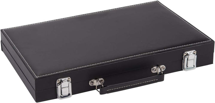 Engelhart - Schwarzes und weisses rotes Backgammon 36 cm - 250505