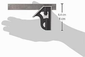 Starrett 10MH-150 Gusseisen Vierkantkopf Student Kombi Vierkant, 150 mm Grösse Single, Single