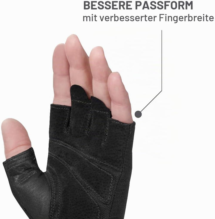 Harbinger Pro Gloves, Lightweight and Flexible Gloves with Enhanced Breathability for Moderate Lifti
