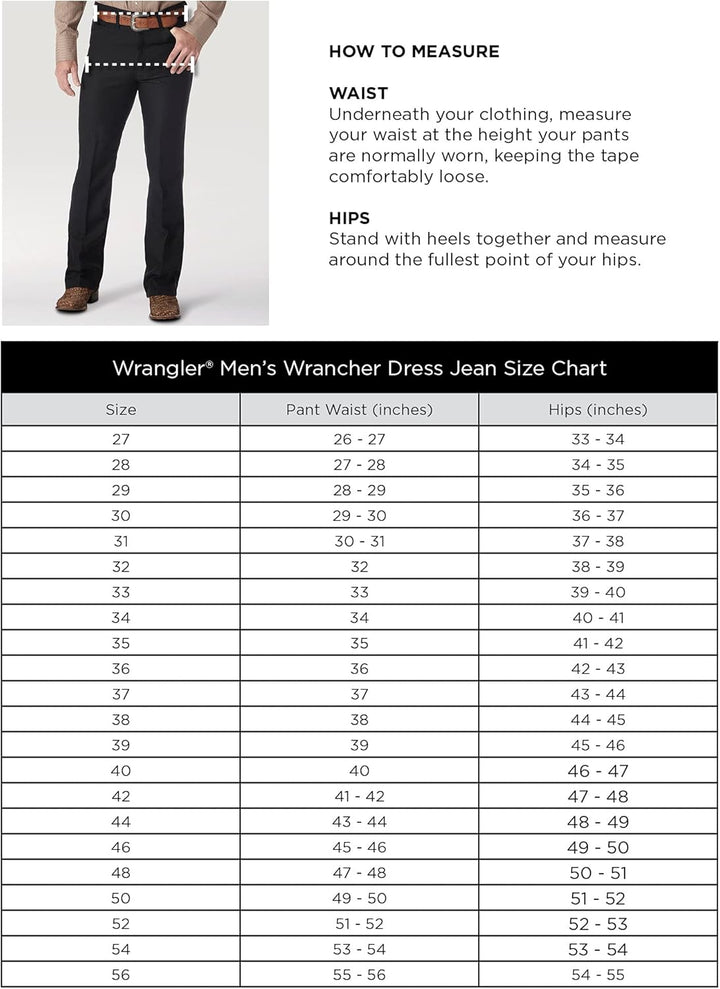 Wrangler Herren Jeanwrancher 00082GY-32x32 Wrancher Dress Jean, Regular Fit, Grösse, Länge:32 28W /