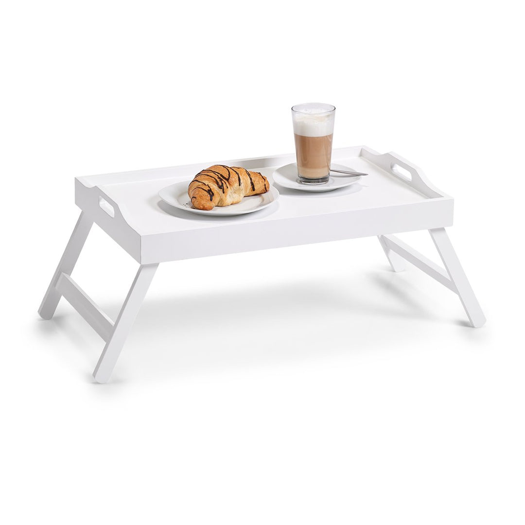 Zeller Betttablett, MDF, Weiss, 56,5 x 35,5 x 27 cm, 24052
