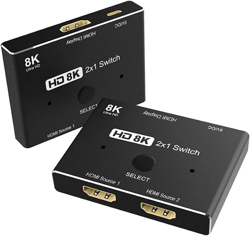 ChenYang CY HDMI Ultra-HD Konverter 8K@60hz kompatibler 2.1 Switch 2-IN-1-OUT UHD Hub Unterstützt HD