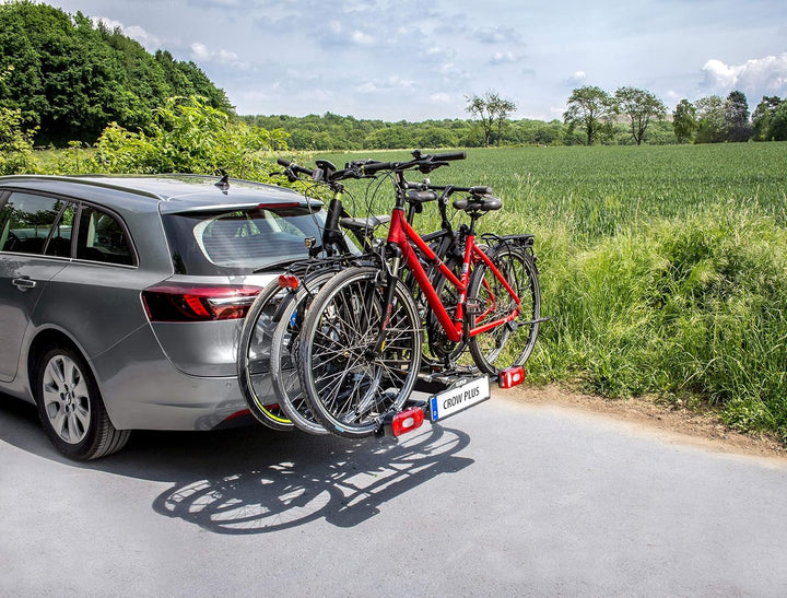 EUFAB 11583 Erweiterung CROW PLUS Fahrradträger, für 3 Fahrrad, zu Artikel 11582, schwarz