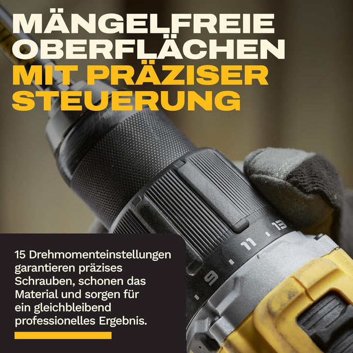 DEWALT 18-V-XR-Bürstenloser Kompaktbohrschrauber mit 2 5-Ah-Lithium-IonenBatterien und TSTAK-Kitbox,
