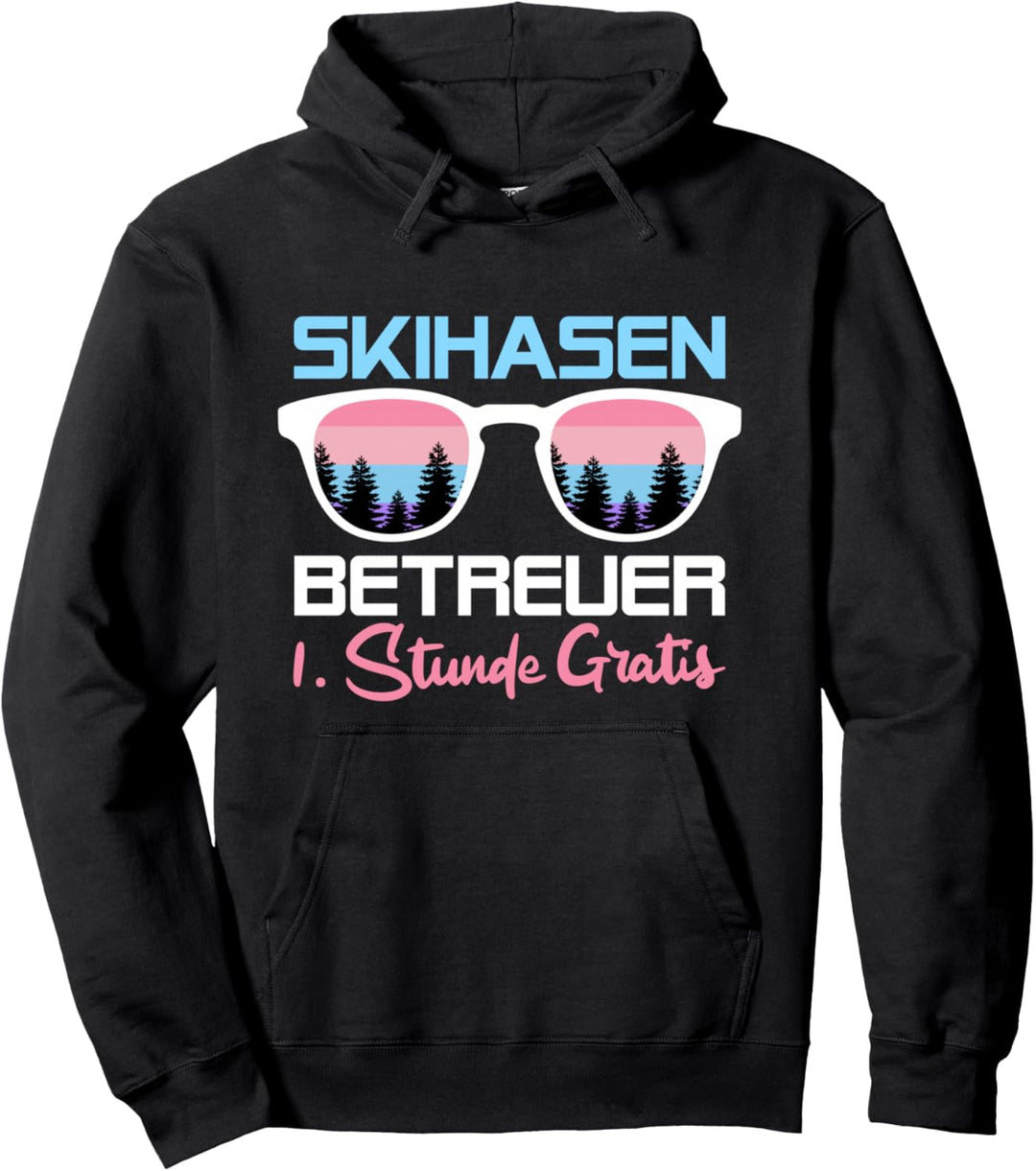 Lustiges Apres Ski Motiv Skihasen Betreuer Party Pullover Hoodie