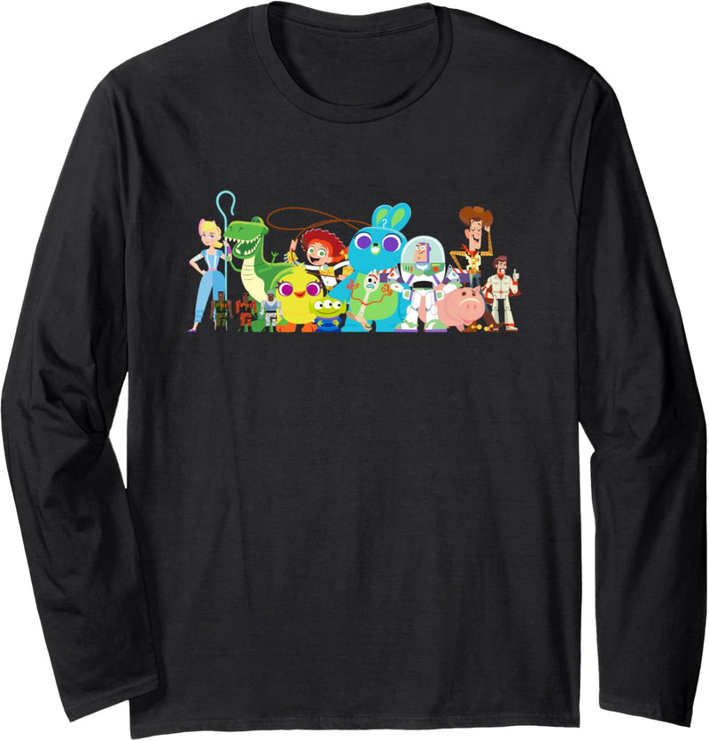 Disney Pixar Toy Story 4 Character Group Shot Langarmshirt