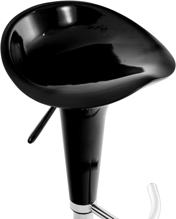 CLP 2er Set Barhocker Saddle Mit Drehbarem Kunsttoffsitz Und Fussablage I Höhenverstellbarer Hocker
