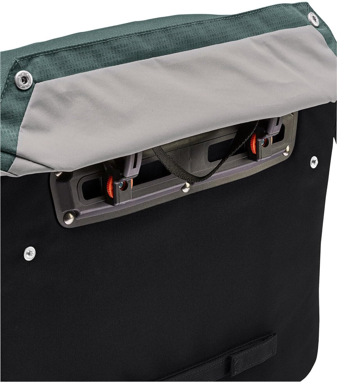 VAUDE Unisex Cycle Messenger M Fahrradtaschen Einheitsgrösse Black/Dusty Forest, Einheitsgrösse Blac