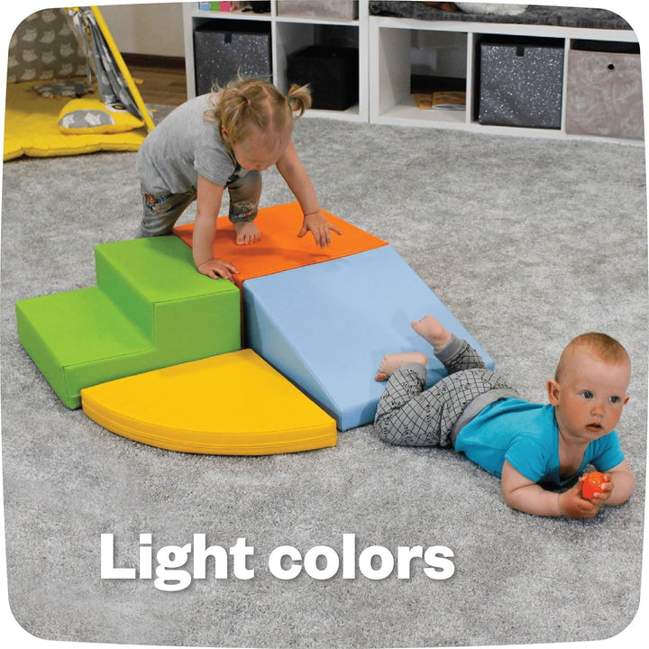 IGLU SOFT PLAY Corner Crawler Softbausteine Riesenbausteine Schaumstoffbausteine 4 Blöcke - Anti-Rut
