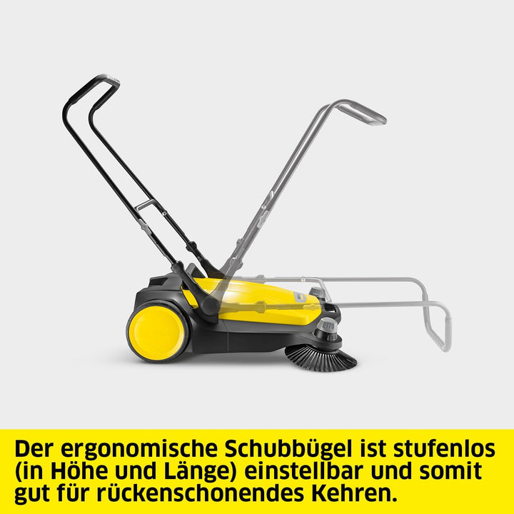 Kärcher Kehrmaschine S 6 Twin (Max. Flächenleistung: 2500 m²/h, 2 Seitenbesen, Kehrbehälter: 38 l, A