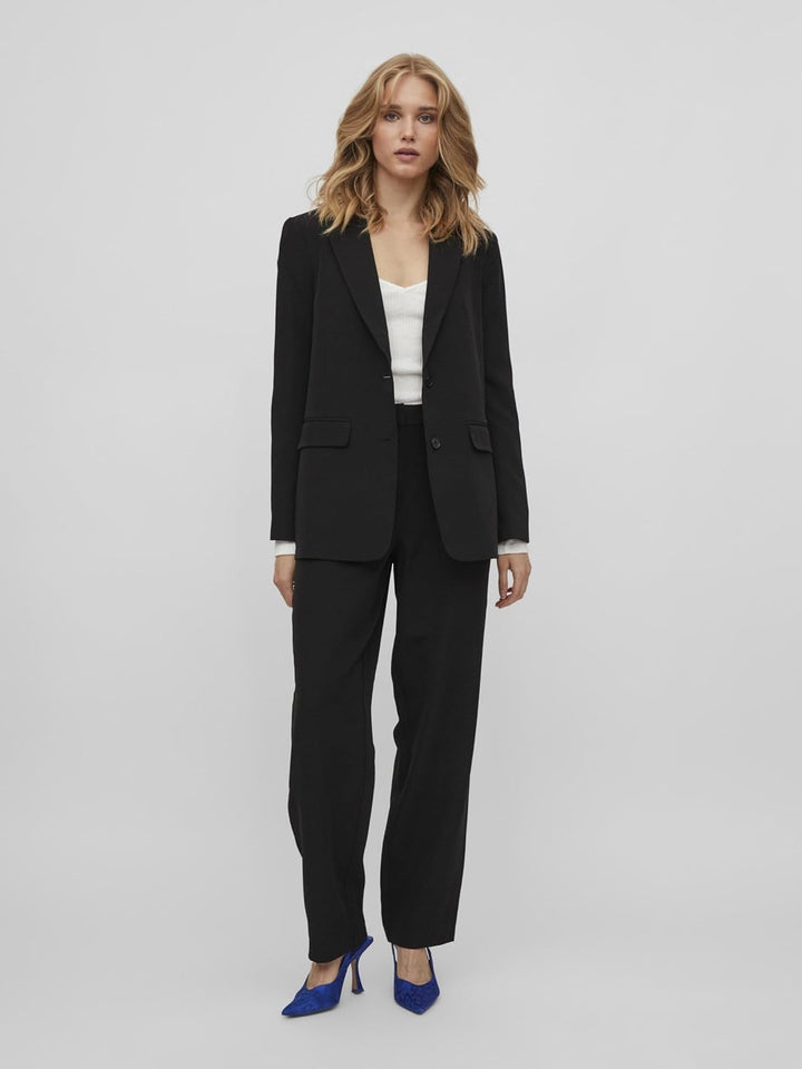 Vila Damen Vikamma Loose Noos Blazer 34 Schwarz, 34 Schwarz