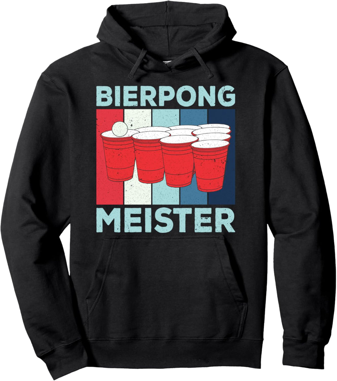 Bier Pong | Party Bierpong saufen Beer Pong Saufspiel Pullover Hoodie