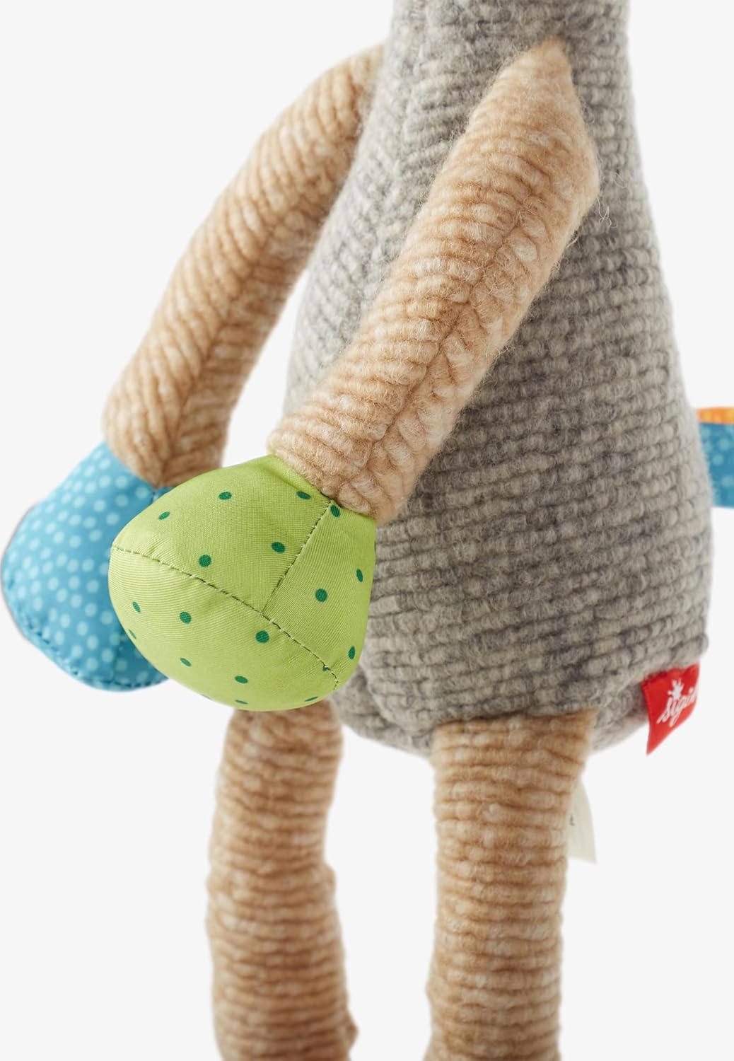 SIGIKID 42843 Stofftier Pferd Patchwork Sweety Kuscheltier zum Spielen & Schmusen aus weichem Materi