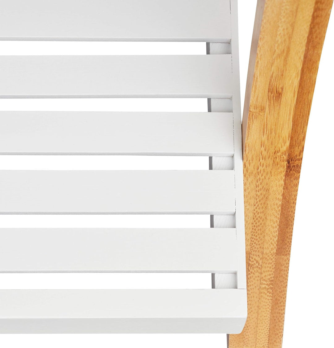 Relaxdays Handtuchhalter Bambus, mit Ablage & 3 Handtuchstangen, freistehender Handtuchständer, 103x