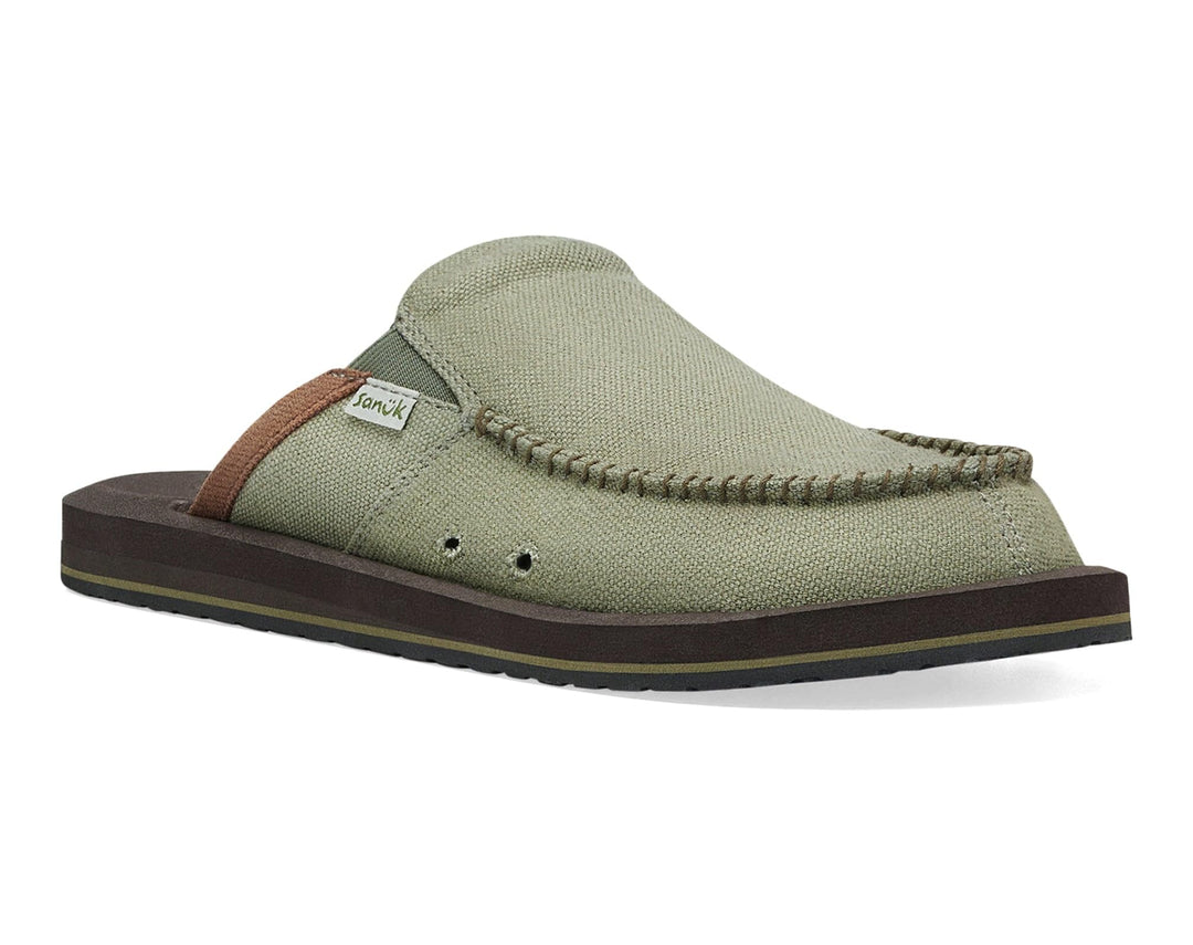 Sanuk Herren You Got My Back St Hanf Slipper 42 EU Armee, 42 EU Armee