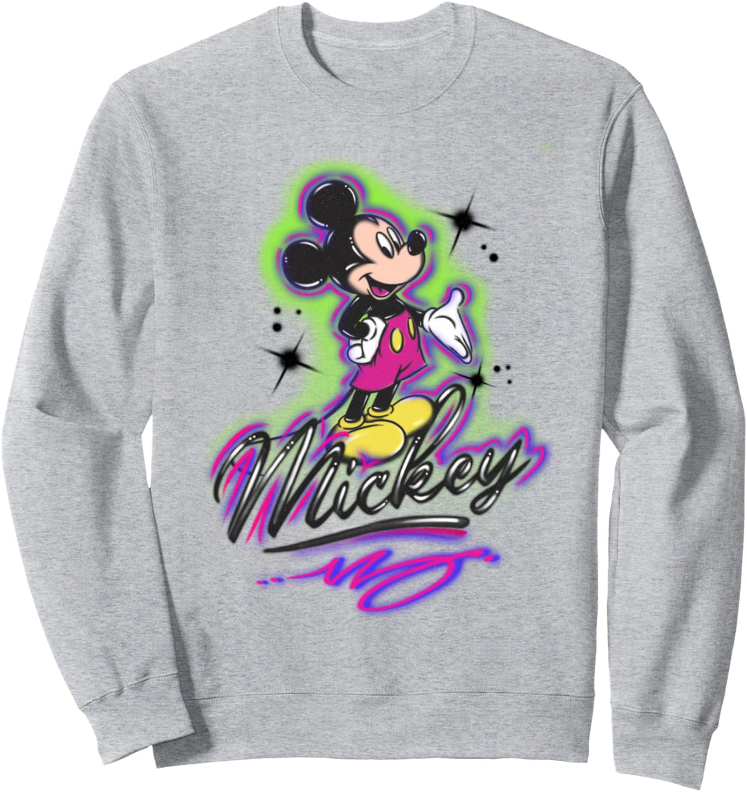 Disney Mickey And Friends Mickey Mouse Airbrush Portrait Sweatshirt