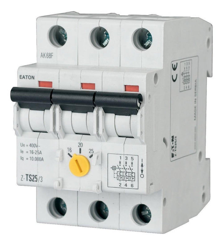 Eaton Z-TS25/3 Tarifschalter 25 A 3-polig 16-25 A Leistungsschalter Motorschutz 266858