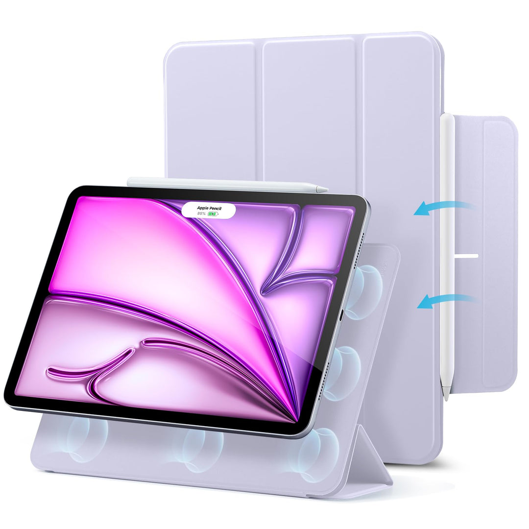 ESR für iPad Air 13 Zoll M4/M3/M2 Hülle (2026/2025/2024) und iPad Pro 12.9 (2022/2021/2020), Magnetb