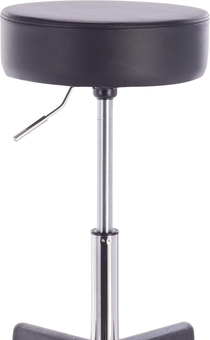 Profi Rollhocker Drehhocker Squash 35 mit Skaterrollen -Sitzhöhe ca. 53-71cm - Arzthocker Arbeitshoc