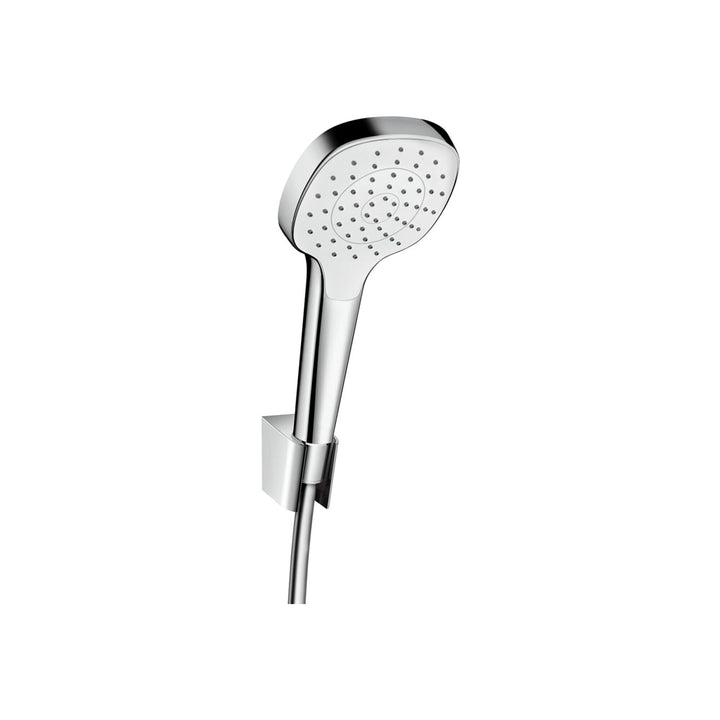 hansgrohe Duschset Croma Select E, Duschkopf mit Schlauch und Halterung, Handbrause mit 1 Strahlart,