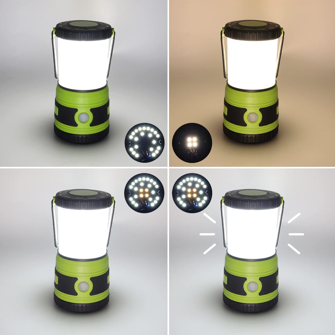 DA LIGHT LED Campinglampe Superhelle 1500 Lumen 4 Lichtmodi Dimmbarer Suchscheinwerfer Batteriebetri