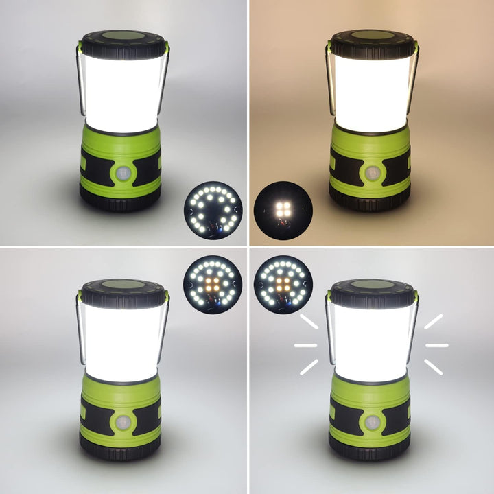 DA LIGHT LED Campinglampe Superhelle 1500 Lumen 4 Lichtmodi Dimmbarer Suchscheinwerfer Batteriebetri