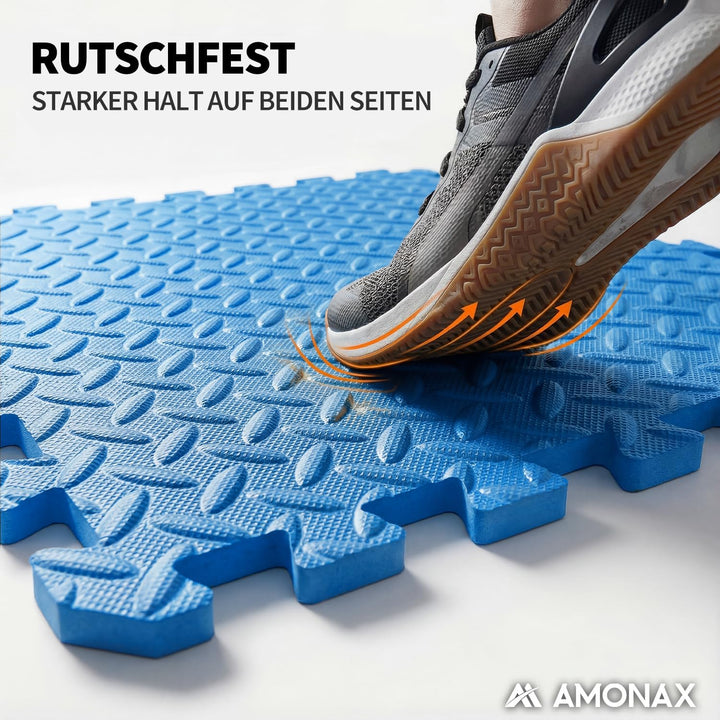 Amonax Bodenschutzmatte Fitness Puzzlematte, Schaumstoff Gym Matte Puzzlematte Kinder, Pool Bodensch