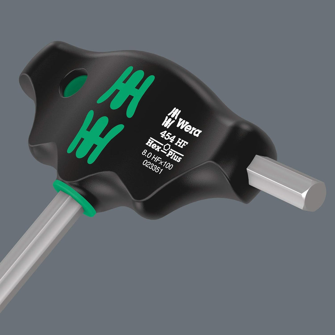 Wera 05136070001 454/5 HF SHK Set 1 Schraubendrehersatz Quergriff-Schraubendreher Hex-Plus mit Halte