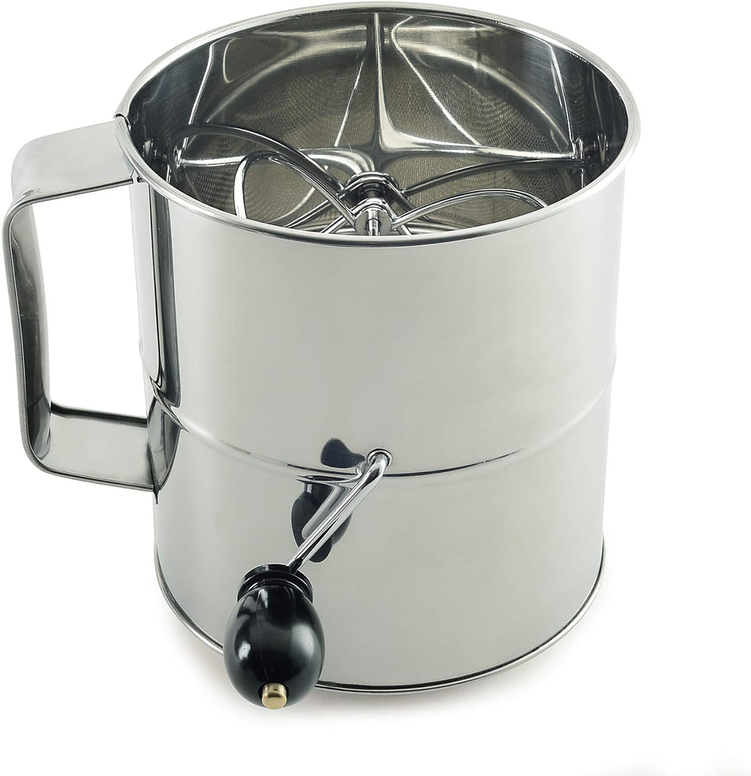 Norpro Cup Mehlsieb, silber