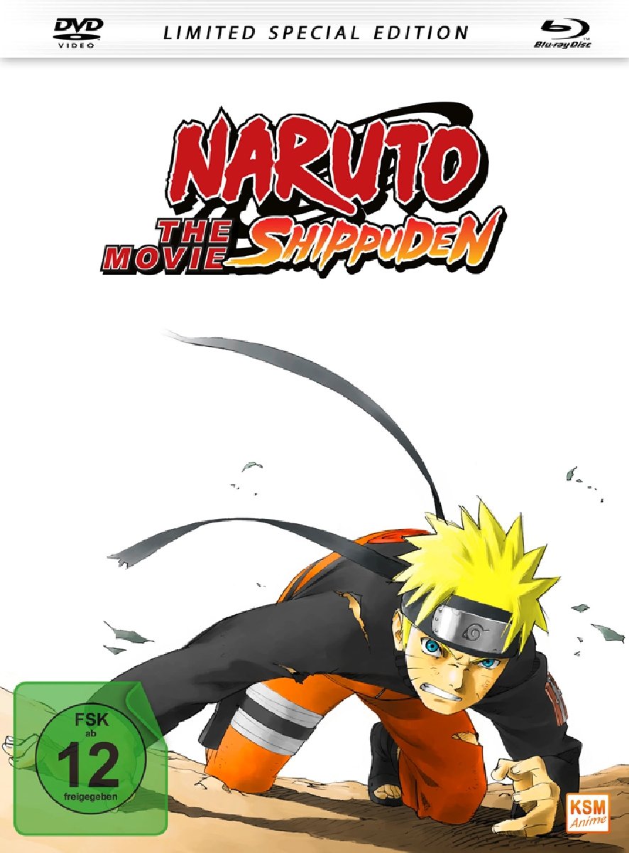 Naruto Shippuden - The Movie (Limited Special Edition im Mediabook inkl. DVD + Blu-ray), Blu-ray