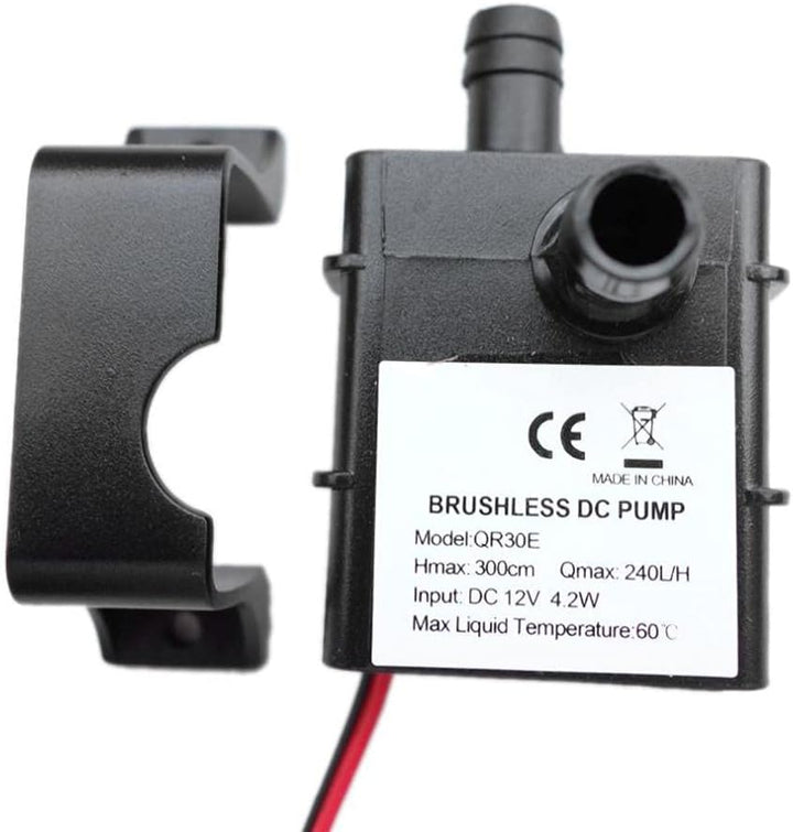 12V 4.2W Universelle 3M 240L/H Bürstenlose Tauchwasserpumpe, Ultra-Leise Springbrunnenpumpen für Tis