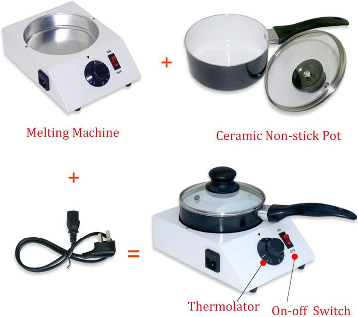 Schokoladenkotel, Elektrische Schokoladenschmelzer Schokolade Schmelzmaschine Schmelzgerät Fondue