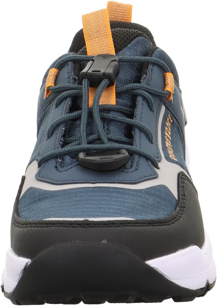 Superfit Jungen Free Ride Gore-tex Sneaker, 32 EU Blau Orange 8010