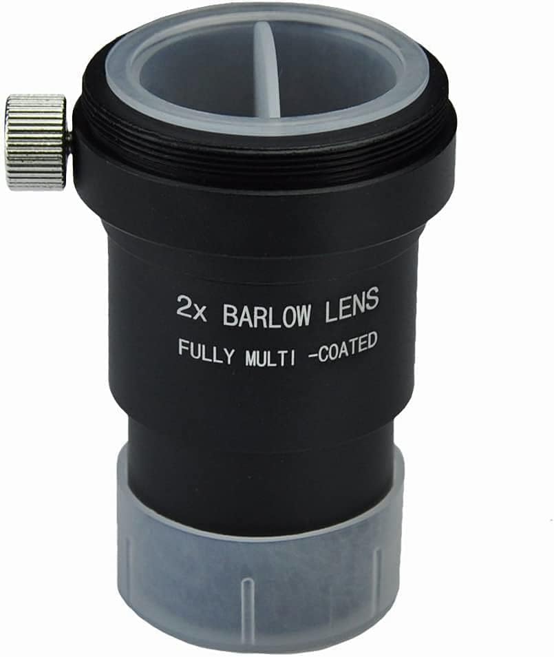 SOLOMARK 1.25" Mondfilter T2X Barlow Kit für Teleskop Okulare, Mondfilter hilft, den Mond klarer zu