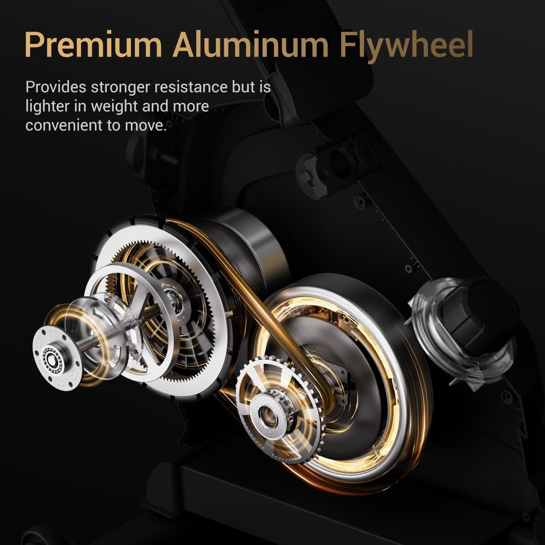 UMAY Rudergerät für Zuhause,mit Verlängertem Gleitprofil, 16-stufig Verstellbarem Magnetwiderstand,