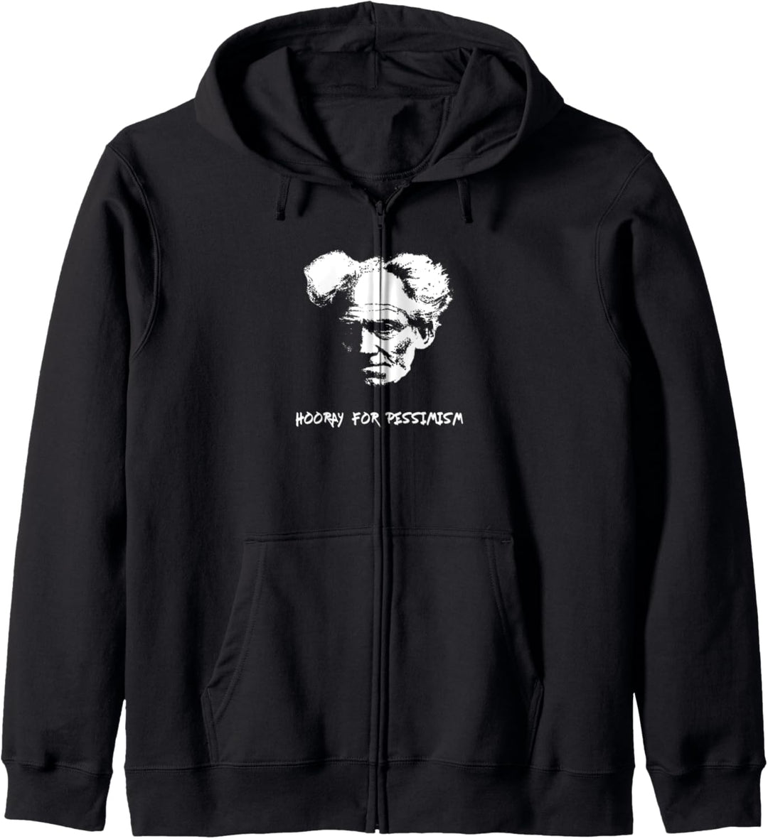 Arthur Schopenhauer Hooray For Pessimism Philosophie Design Kapuzenjacke