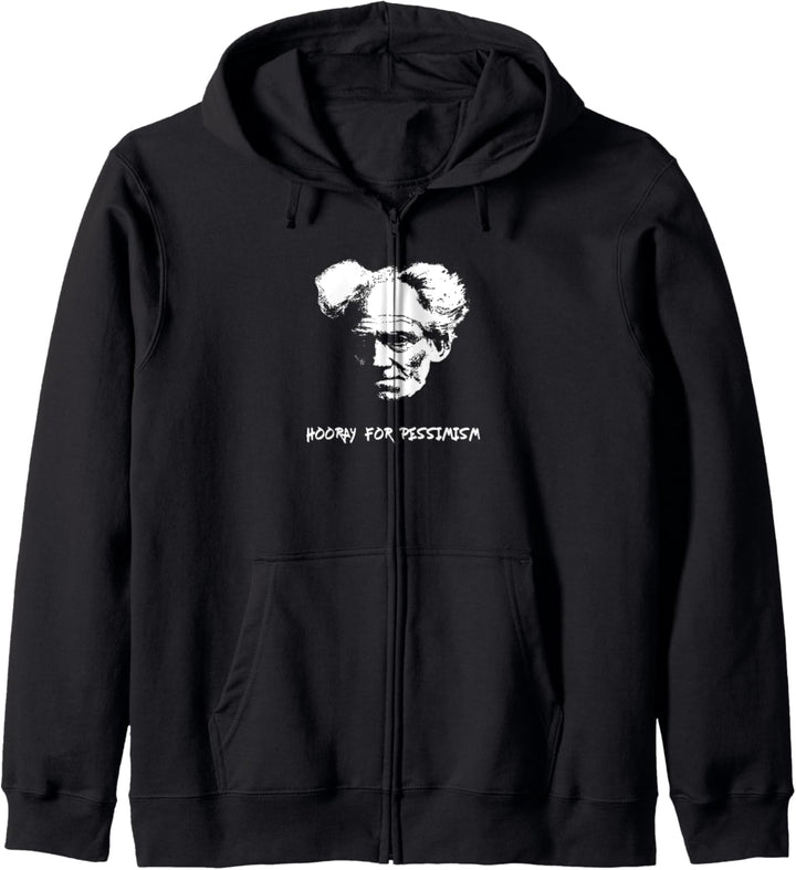 Arthur Schopenhauer Hooray For Pessimism Philosophie Design Kapuzenjacke