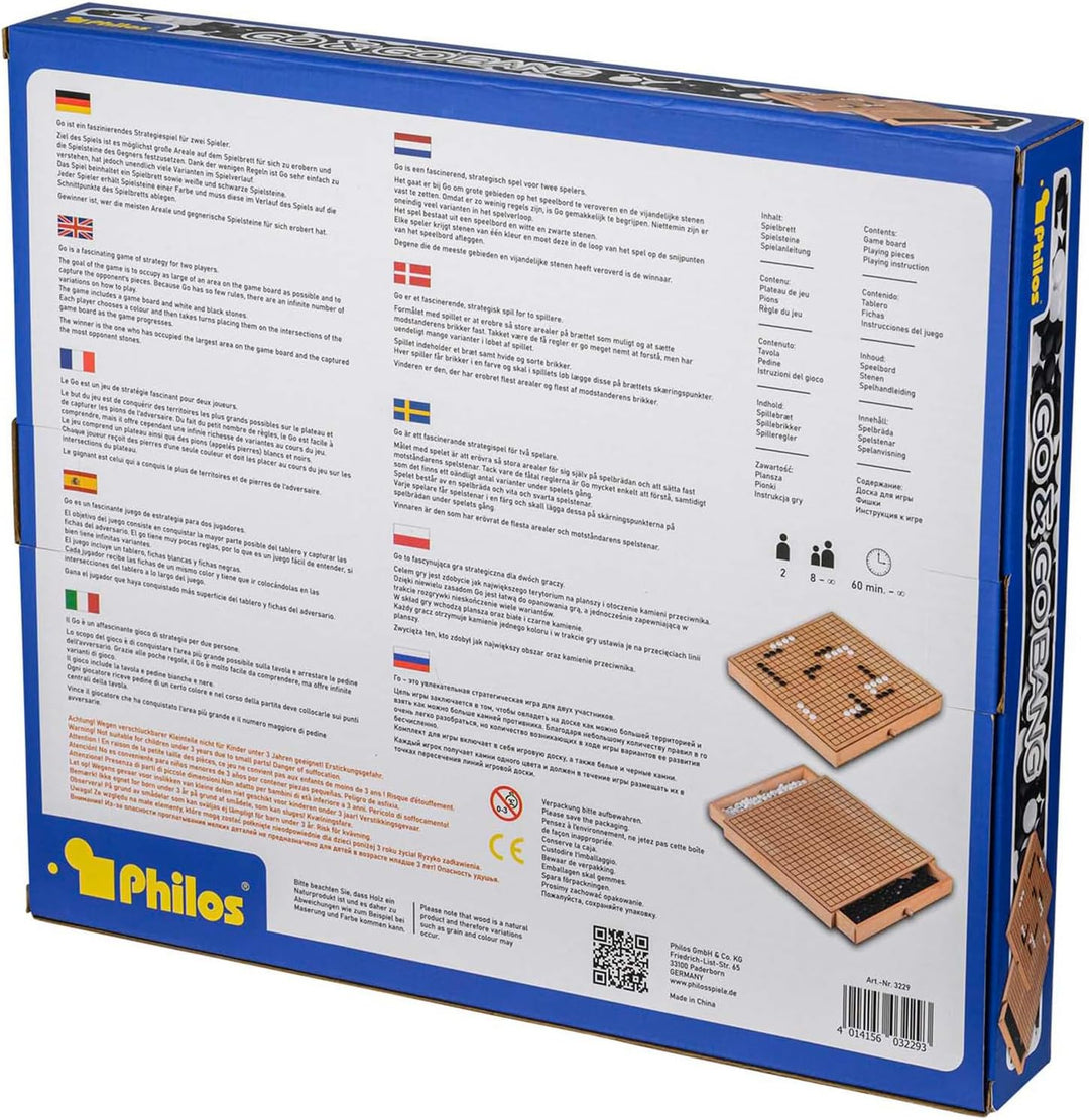 Philos 3229 - Brettspiel "Go & Go Bang" 300x285x40 mm