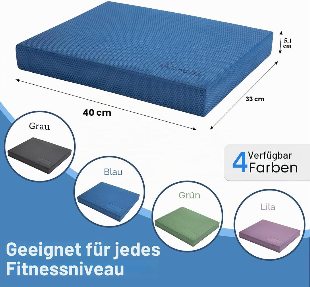 StrongTek Professional Foam Exercise Balance Pad.15.8" x 13" x 2", High Density TPE Schaum Kniepolst
