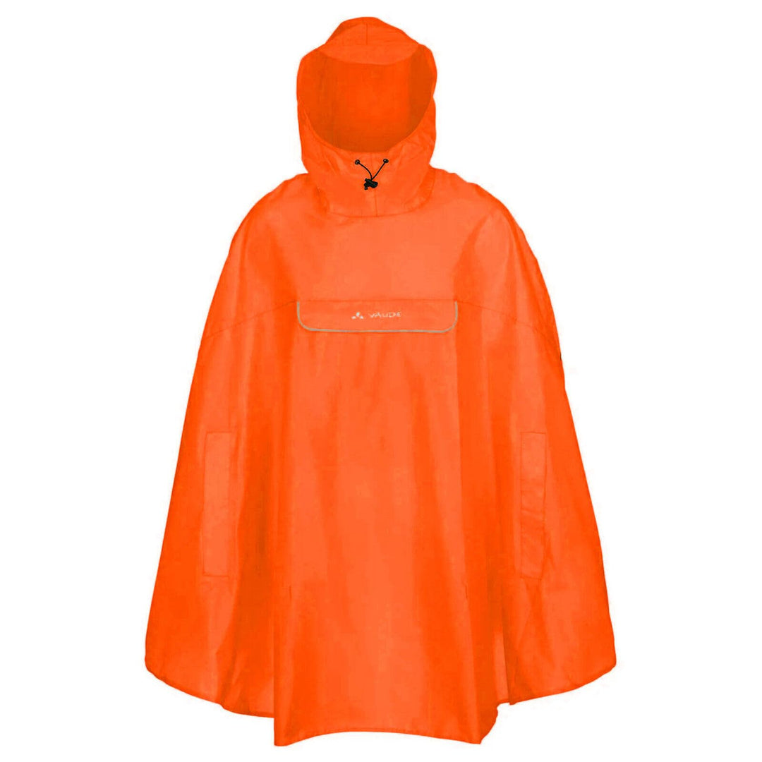 VAUDE Regenponcho Valdipino Poncho - Damen und Herren wasserdicht - Outdoorponcho Regenschutz mit in
