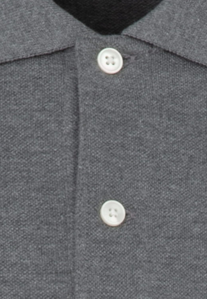 Seidensticker Herren Slim Fit Poloshirt Langarm Polo Shirt S Grau, S Grau