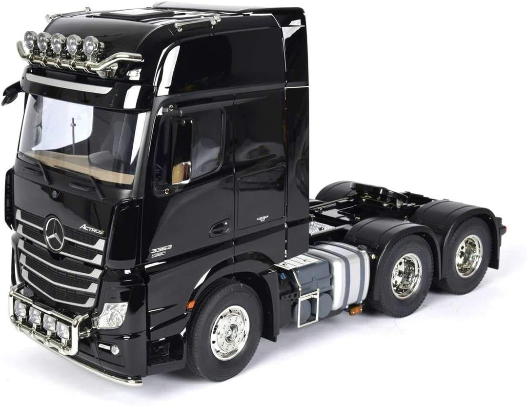 TAMIYA 300056348 56348 Mercedes-Benz Fahrzeug 1:14 RC MB Actros 3363 Giga Sp. 6x4, schwarz