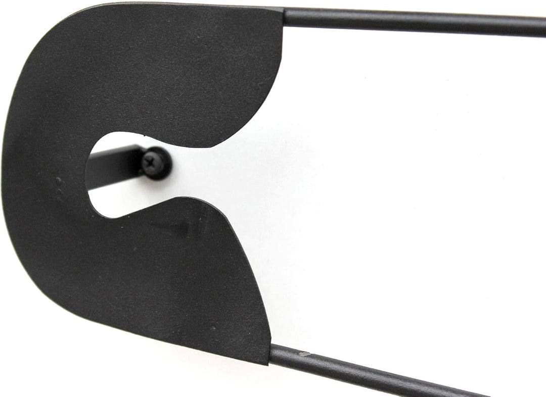 DanDiBo Design Handtuchhalter Handtuchstange Sicherheitsnadel 62 cm Garderobe Wand Büro Schwarz Meta