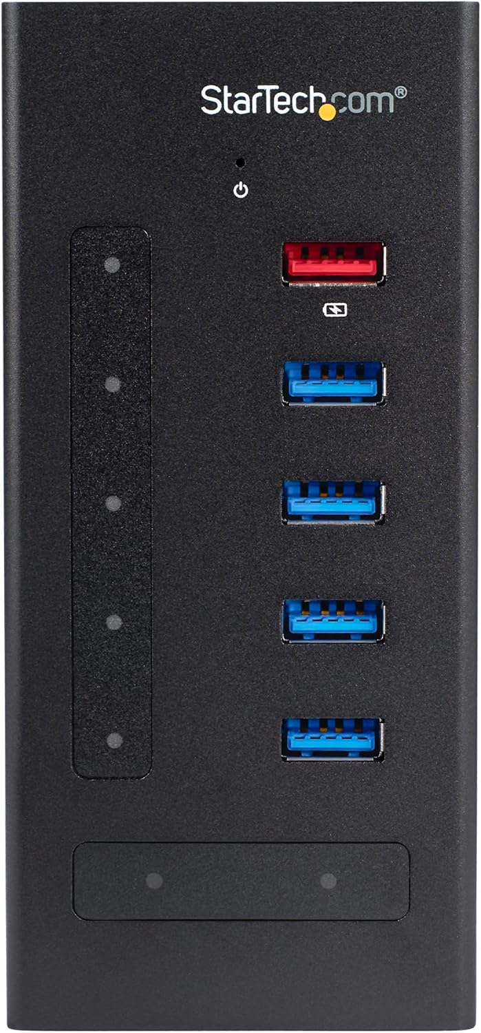 StarTech.com USB Hub 7 Port - Metall - USB-A zu 3x USB-C und 1x USB-C - USB 3.0 - 5GBit/s - Industri