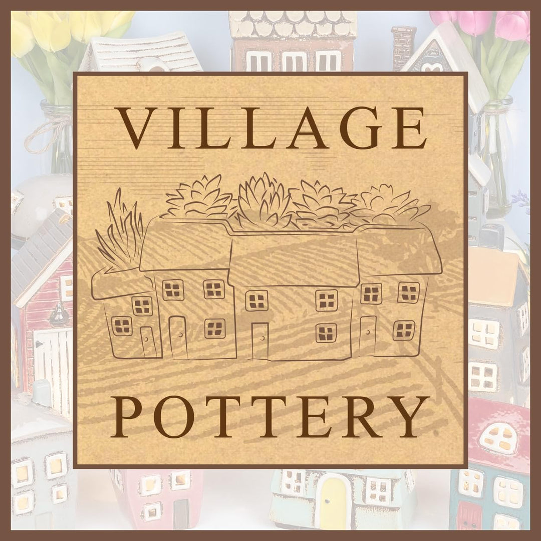 Village Pottery Teelichthalter Landhaus grau